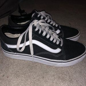 Black and White Old Skool Vans